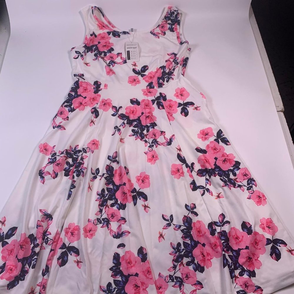 Zeagoo Women Retro Flower Print Adjustable Strappy